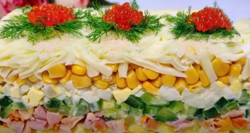 Салат вкуснее, чем “Оливье”. Конкурент главному Новогоднему салату
