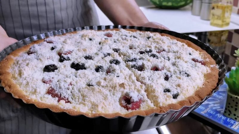 Ягодный пирог вкуснее торта. Готовлю просто и всего за час