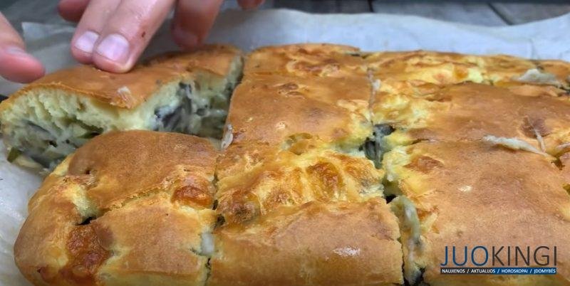 Пирог с баклажанами. Намного вкуснее, чем пицца: простой рецепт без замеса