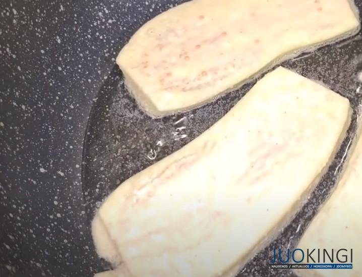 Шницель из баклажанов. Отбила баклажаны молотком и приготовила настоящую вкуснятину