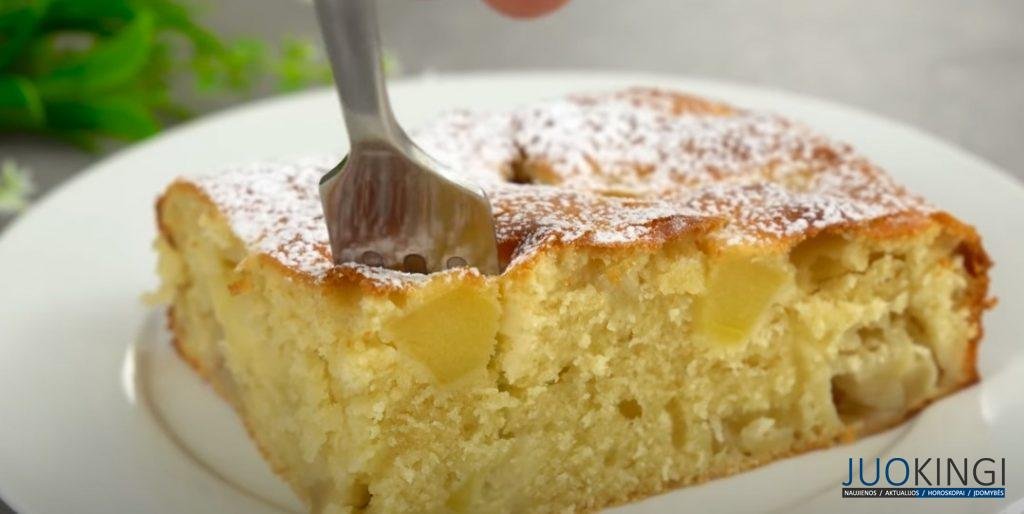 Яблочный пирог, тающий во рту! Крайне простой рецепт: вкусно и быстро