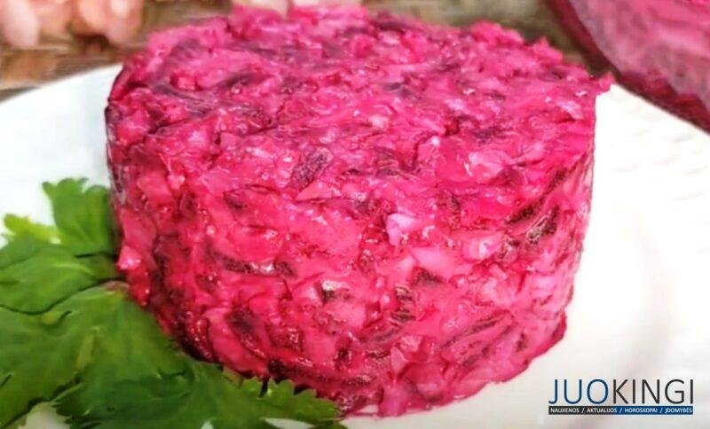 Свекольный салат на каждый день. Просто объедение: простой и вкусный рецепт