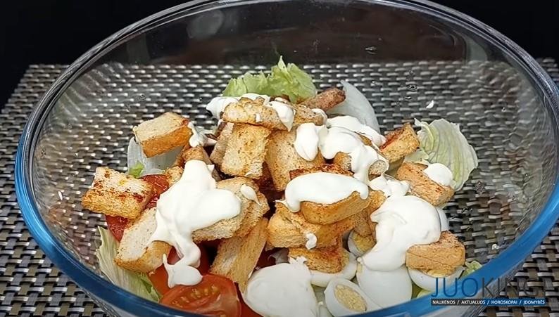 Салат "Цезарь"! Готовлю дома, а вкус, как в ресторане: вкусная подача