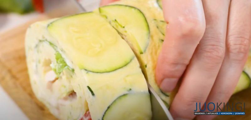 Готовлю кабачки все лето по новому рецепту. Красиво и вкусно: оригинальное закусочное блюдо