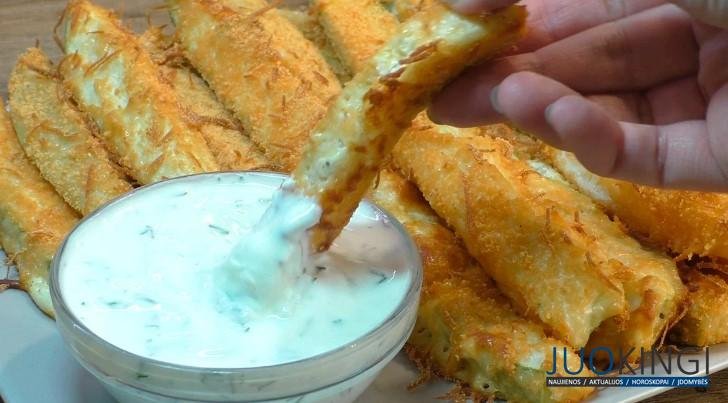 Кабачковые палочки: без капли масла. Вкуснейшая хрустящая закуска