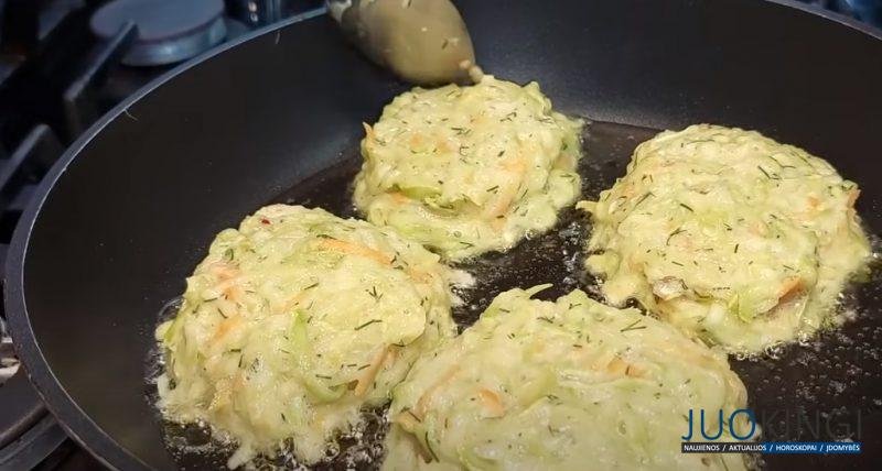 Кабачковые оладьи с мясом. Показываю, как можно приготовить кабачки, чтобы захотелось еще