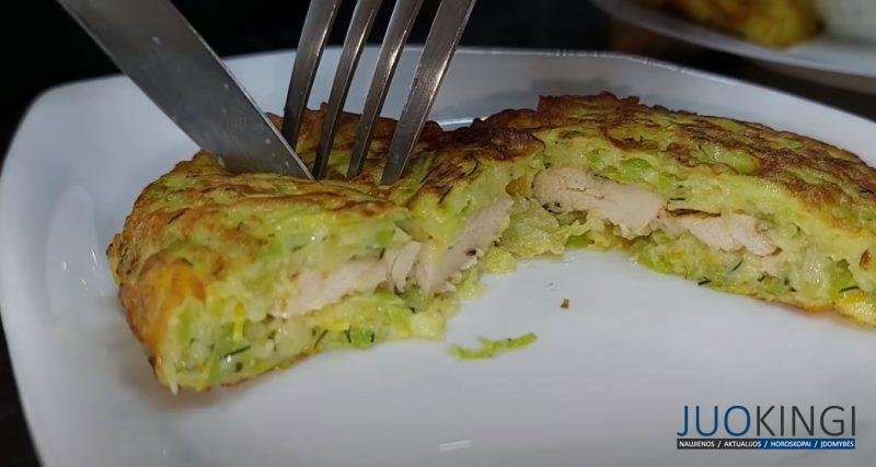 Кабачковые оладьи с мясом. Показываю, как можно приготовить кабачки, чтобы захотелось еще