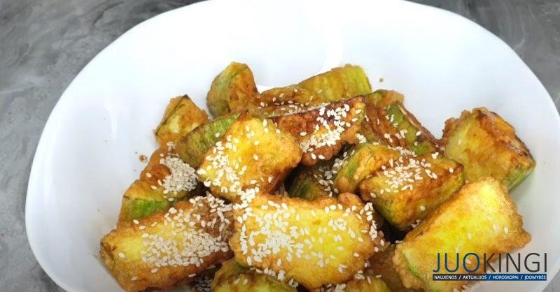 Кабачки вкуснее мяса. В начале обжариваю, а потом мариную: простой и быстрый рецепт