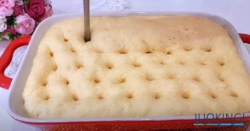 Сахарный немецкий пирог! Лучше торта и готовится проще простого