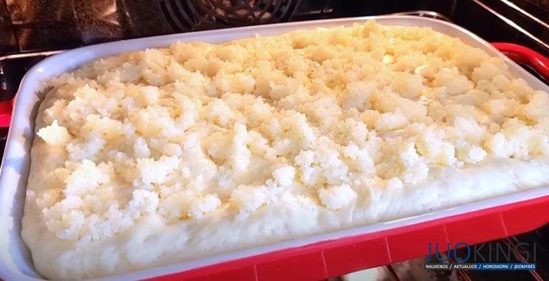 Сахарный немецкий пирог! Лучше торта и готовится проще простого