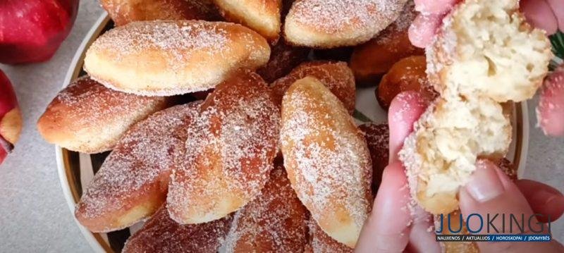 Десерт за 5 минут без духовки. Простой рецепт: достаточно иметь 1 яблоко, 1 яйцо и муку