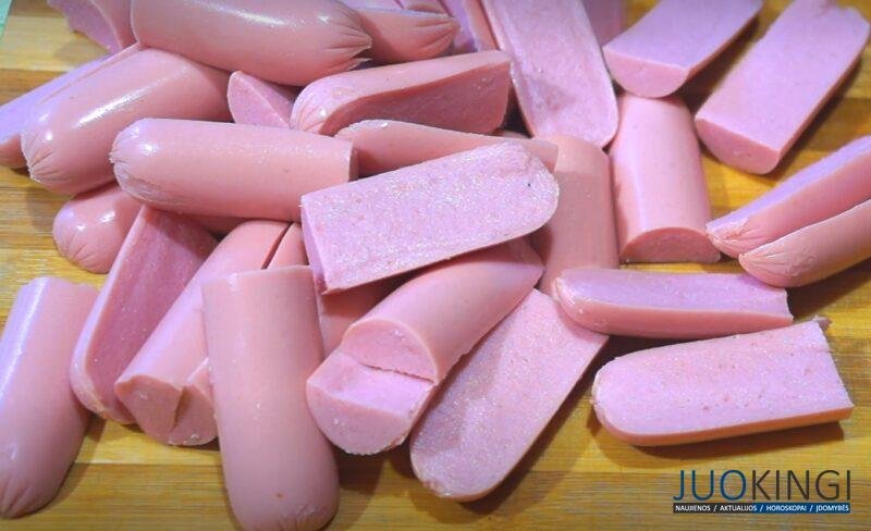 Сосиски просто так не ем, а готовлю вкусное блюдо на праздничный стол. Муж и дети просто в восторге
