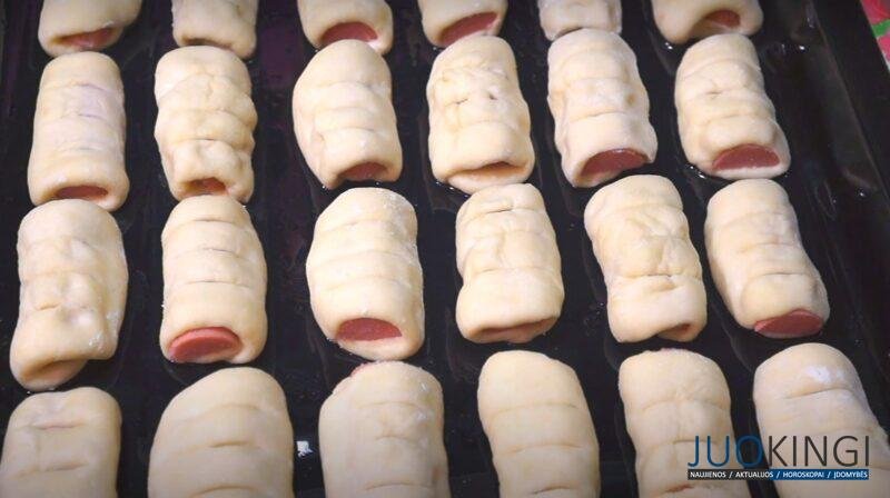 Сосиски просто так не ем, а готовлю вкусное блюдо на праздничный стол. Муж и дети просто в восторге