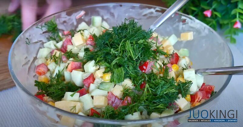 Подруга из Испании поделилась рецептом. Очень вкусный рецепт из ресторана: такой салатик все гости ищут на столе