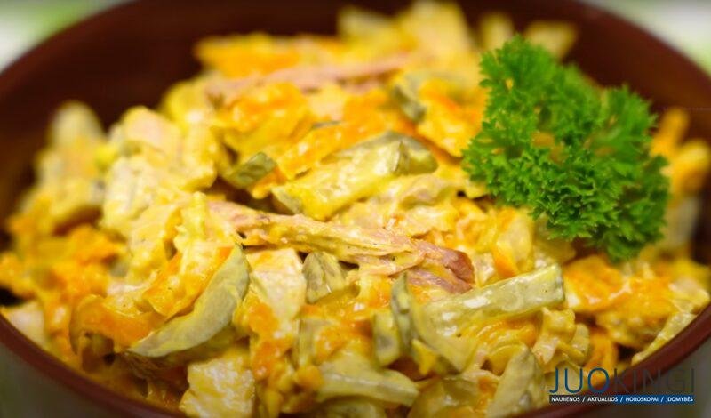Готовлю на все праздники. Очень вкусный салат "Обжорка"