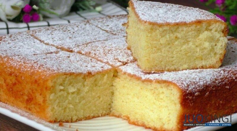 Знаменитый Итальянский пирог "12 ложек". Простой и вкусный рецепт