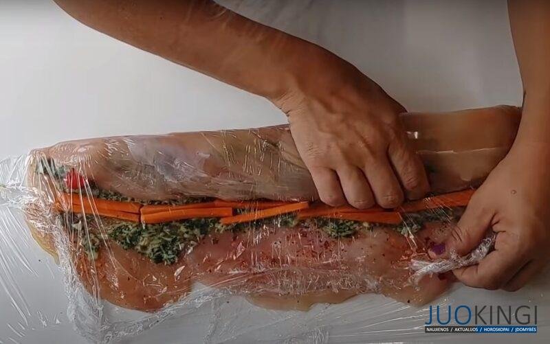 Самая сытная и необычная закуска на Новогоднем столе. Рулет из куриного филе: доступный рецепт