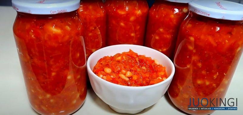 И никакого мяса не нужно. Царский салат из фасоли: сытная заготовка на зиму