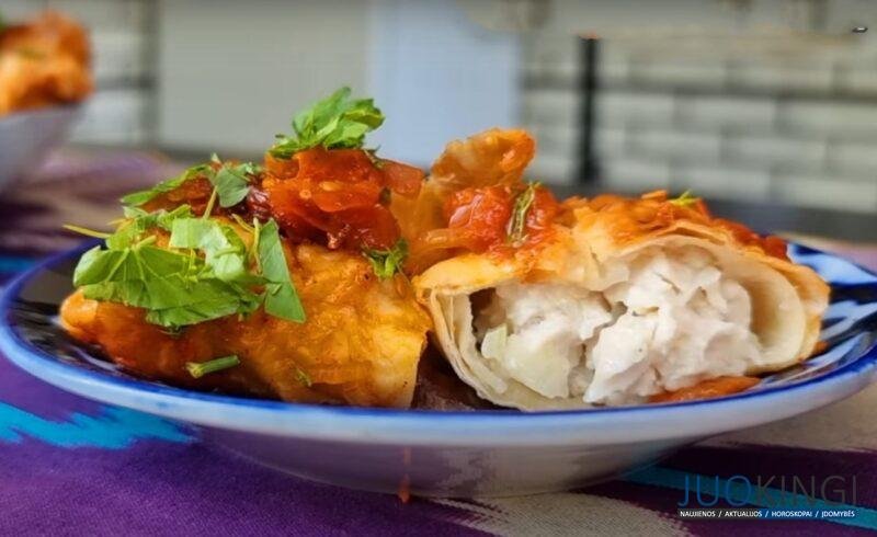 Если есть лаваш, то всегда готовлю только так. Вкусный обед или ужин: сочное блюдо из лаваша с мясом
