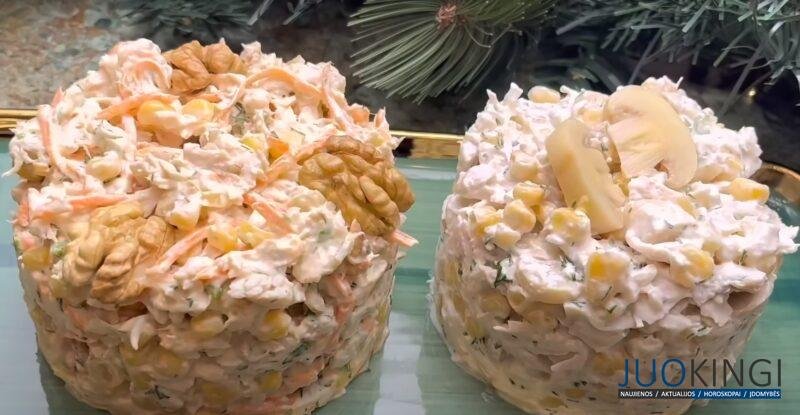 Они такие сочные и вкусные: 2 быстрых салата из куриной грудки. Простой рецепт