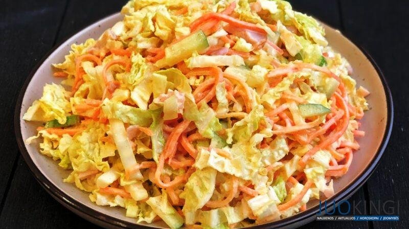Варить ничего не нужно. Простой, но очень вкусный салат из пекинской капусты на Новый год