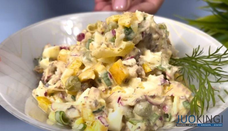 В сезон редиски муж просит только этот салат. Просто и вкусно