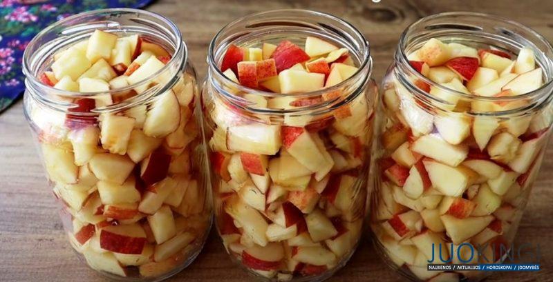 Как приготовить вкусный яблочный компот на зиму. Сладкий десерт с ароматом яблок