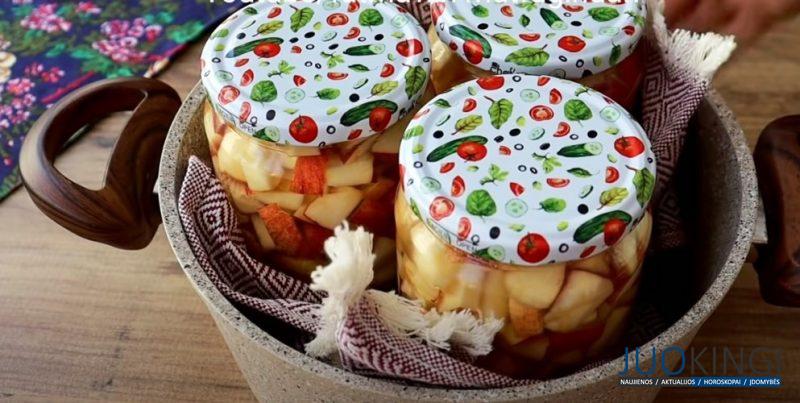Как приготовить вкусный яблочный компот на зиму. Сладкий десерт с ароматом яблок