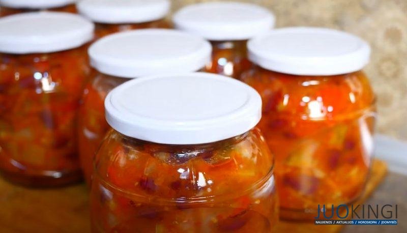 Закрываю по 45 банок ежегодно. Рецепт вкусного салата без уксуса на зиму