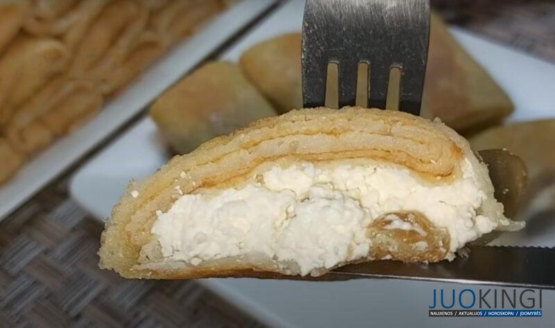 Блинчики на кефире с творогом. Нежные, вкусные и ароматные: очень нравятся детям