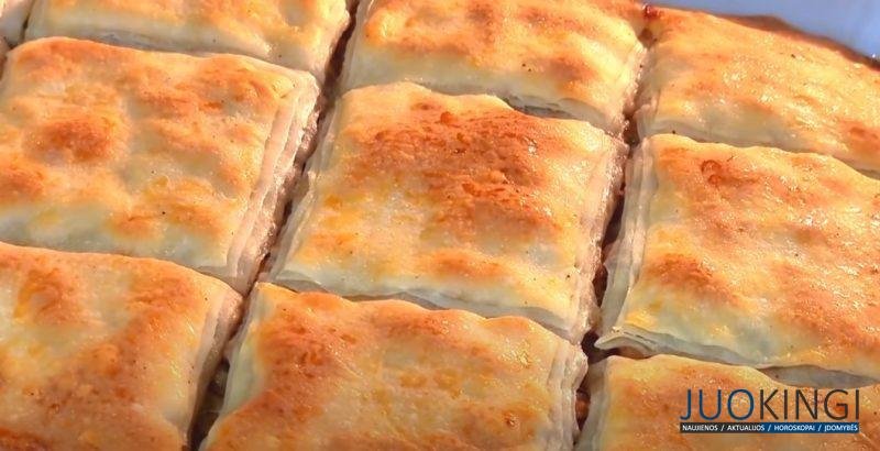 Буду готовить, пока духовка не сломается. Вкусные слойки из фарша и картошки