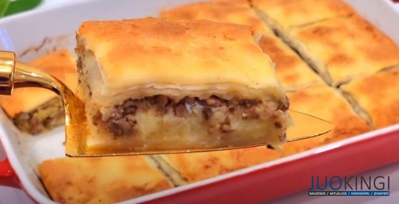 Буду готовить, пока духовка не сломается. Вкусные слойки из фарша и картошки