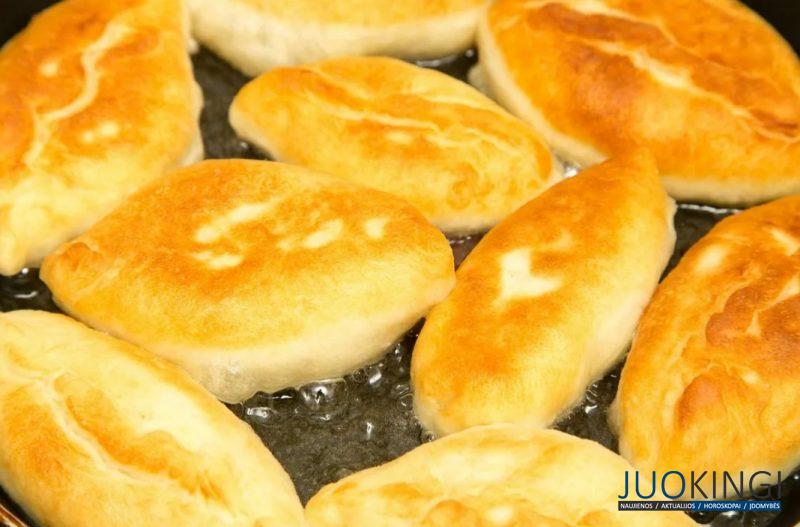 Жареные на сковороде пирожки с картошкой. Тесто как пух, без дрожжей