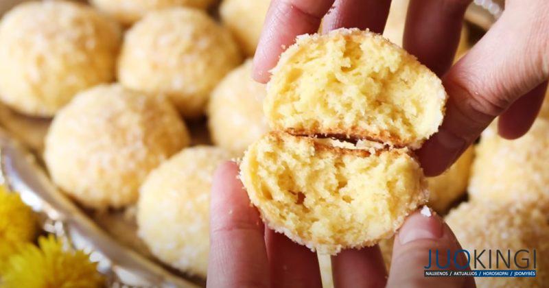 Воздушное печенье "Одуванчики". Необычное тесто - вкусная выпечка к чаю