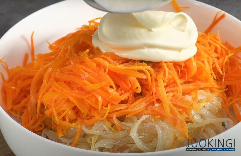 Приготовить просто, получается всегда вкусно! Популярный салат «Обжорка»