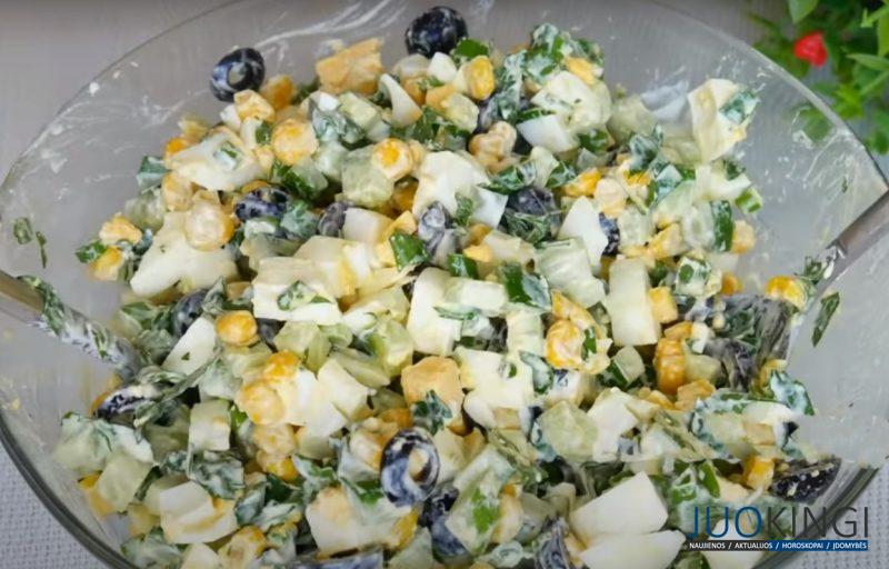 Легкий и свежий салатик: семья делает каждые выходные. Никогда не ела ничего лучше