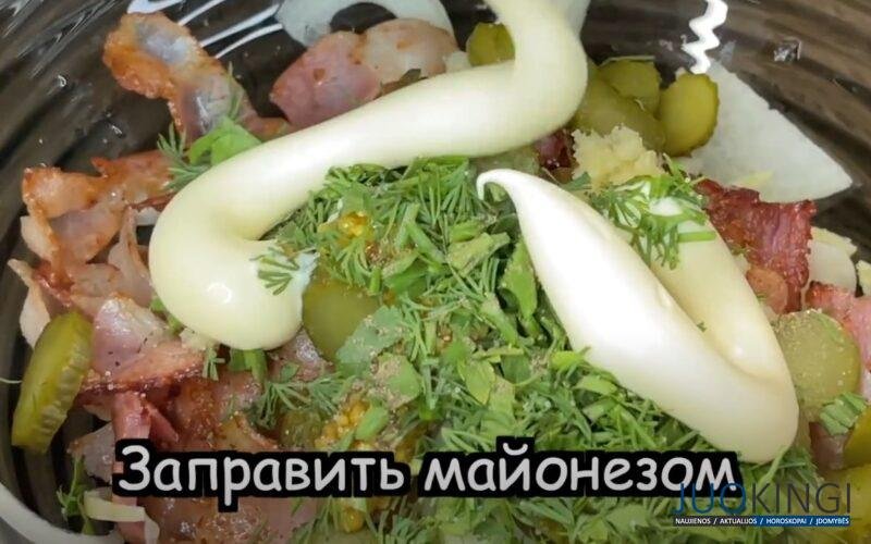 Салат "Магнолия" на праздничный стол. Гости только его и едят: вкусный и пикантный салат