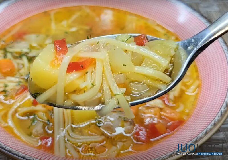 Повариха из Ташкента научила, суп-лапшу теперь варю по новому. Настолько вкусно, что можно готовить через день