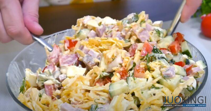 Мой повседневный салат: вкусно и легко. Готовлю 3 раза в неделю и ем почти каждый день