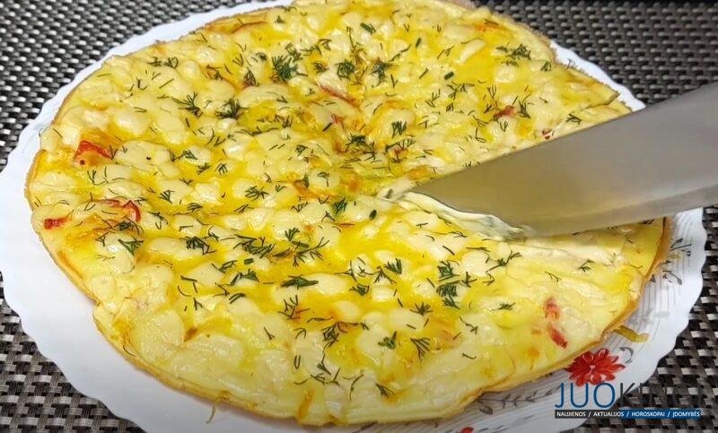 Мало кто так готовит капусту. Невероятно вкусно и сытно: капустный блин на завтрак