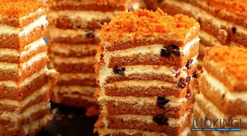 Медовик за 15 минут. Идеальный рецепт вкусного праздничного десерта