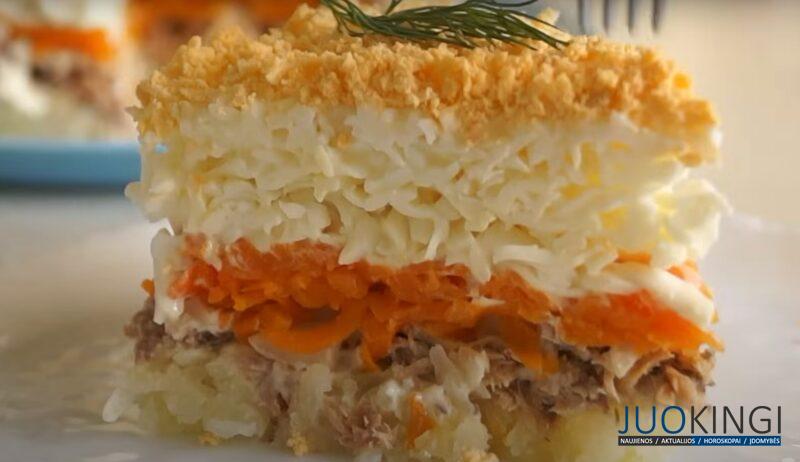 Мимоза будет ещё вкуснее, если добавить один ингредиент. Вкусный салат на Праздничный стол