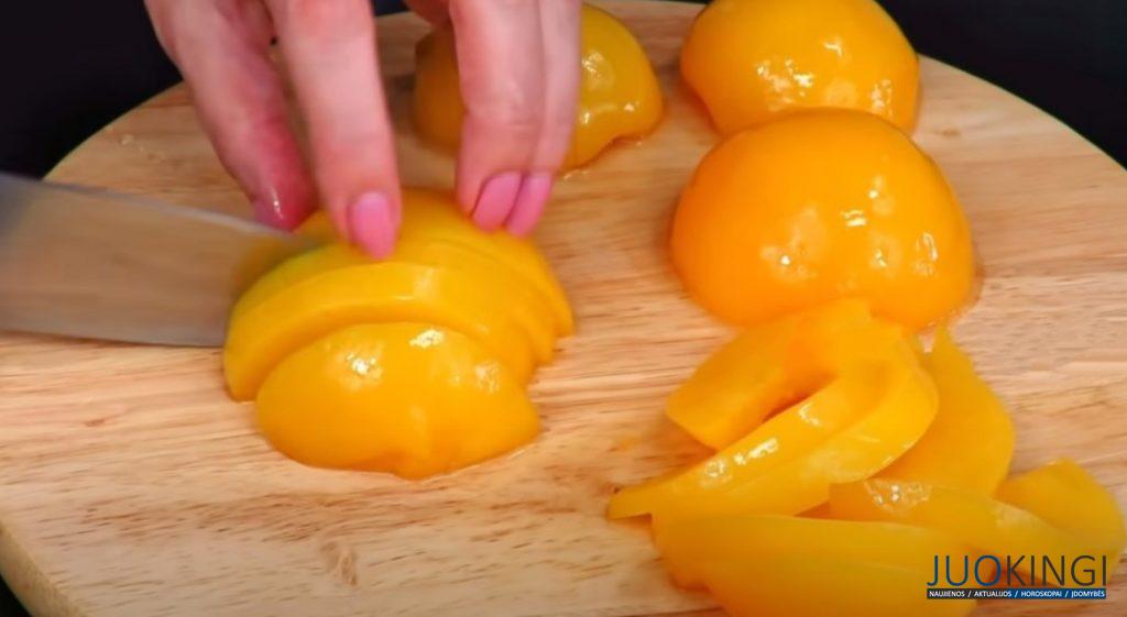 Нежнее любого торта. Сахарный пирог с персиками: со сливочным вкусом, тает во рту