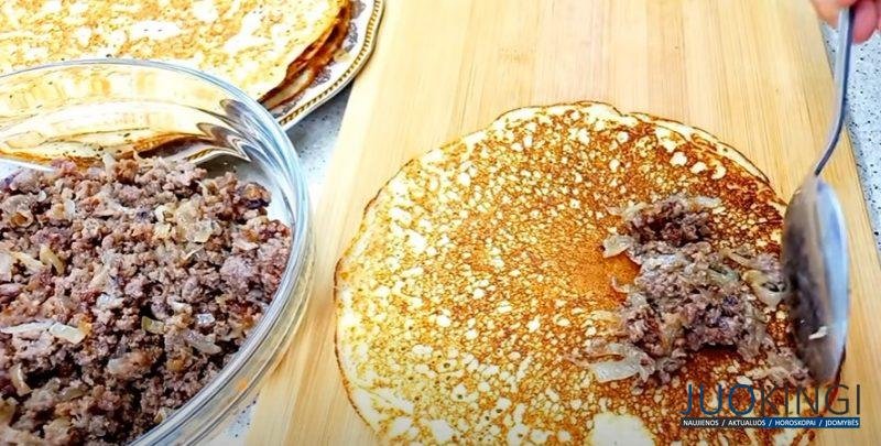 Научил турецкий повар! Сытные блины с мясной начинкой: пирожки больше не готовлю