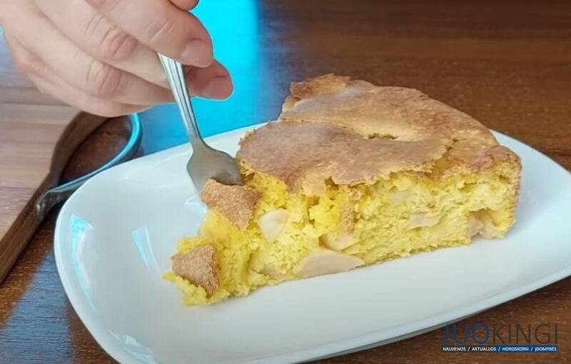 Рецепт наших мам и бабушек. Вкусный яблочный пирог без соды и разрыхлителя