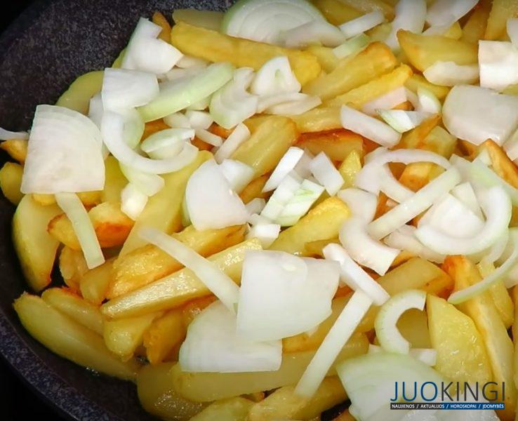 Домашняя жареная картошка. Простой рецепт на каждый день