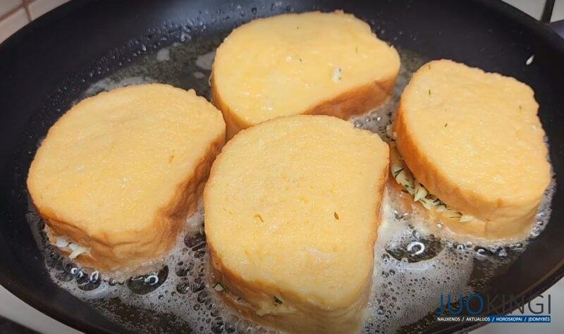 Черствый хлеб не выкидываю. Самый вкусный завтрак из черствого батона