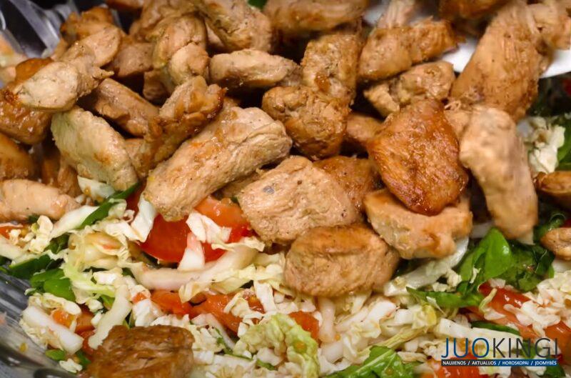 Невероятно вкусно и красиво: так вы ещё не готовили. Сытный и свежий салат "Азия"