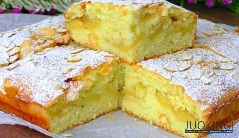 Нереально вкусный яблочный пирог. Все смешал и в духовку: просто и вкусно