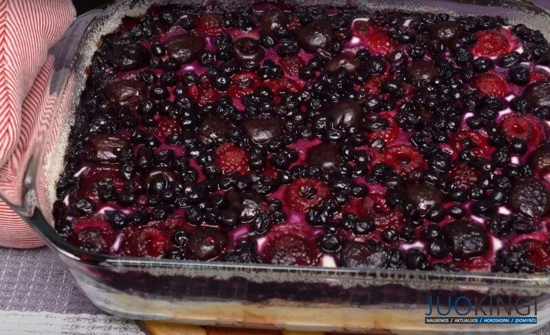 Нереально вкусная творожная запеканка с кремом. Нежнейший десерт в 2 слоя